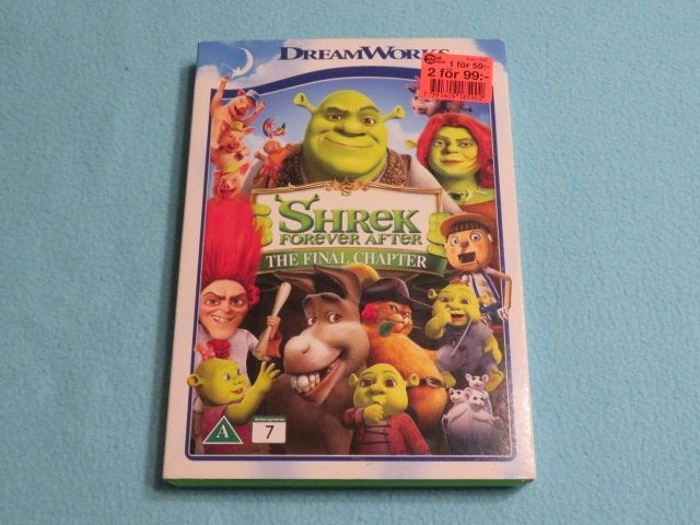 Zweedse DVD: Shrek forever after, the final chapter, Cd's en Dvd's, Dvd's | Tekenfilms en Animatie, Amerikaans, Ophalen of Verzenden