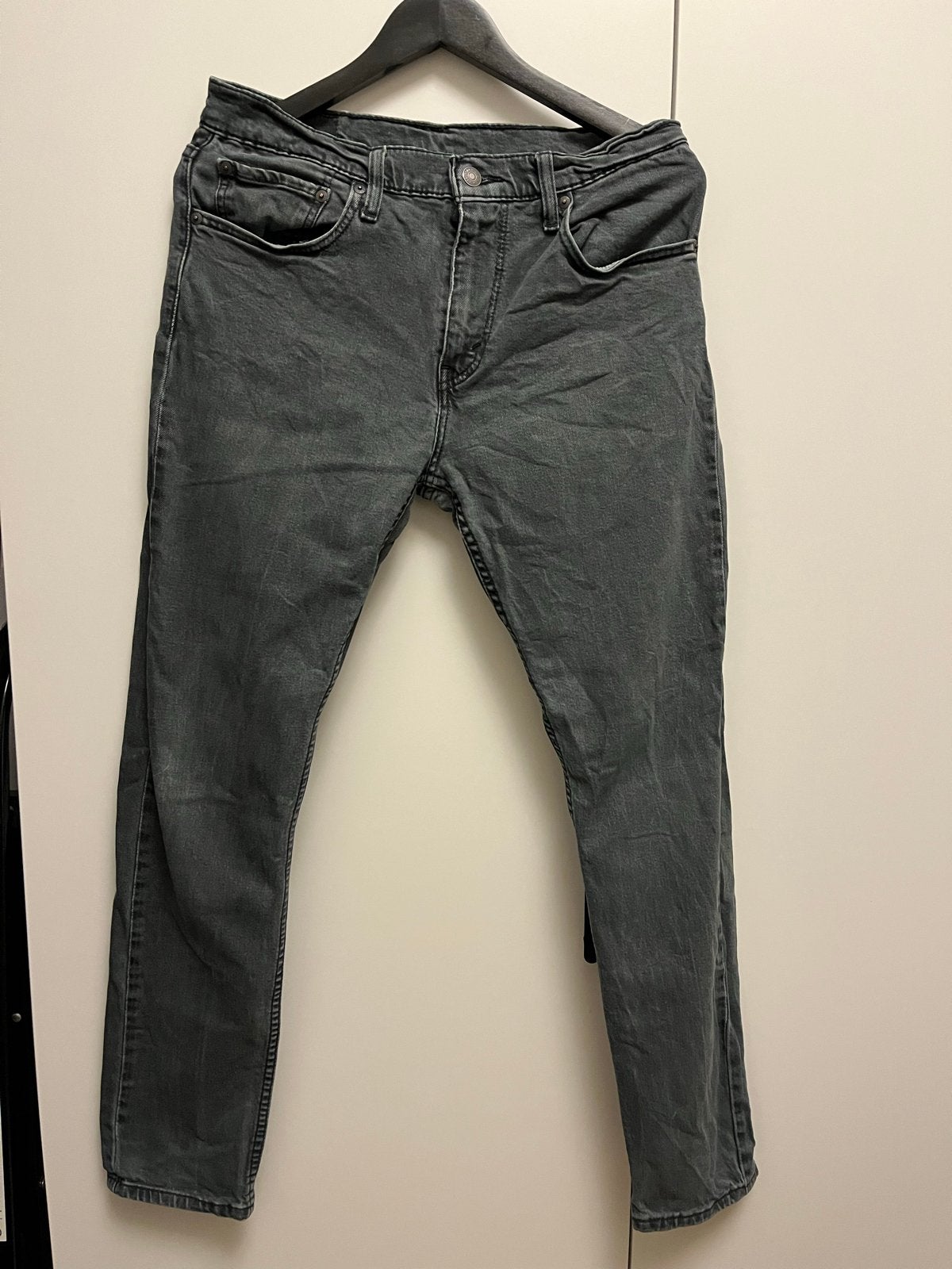Levi's 512 Slim Taper Jeans W32 L32 Grijs, Ophalen of Verzenden, Gedragen, Grijs, W32 (confectie 46) of kleiner