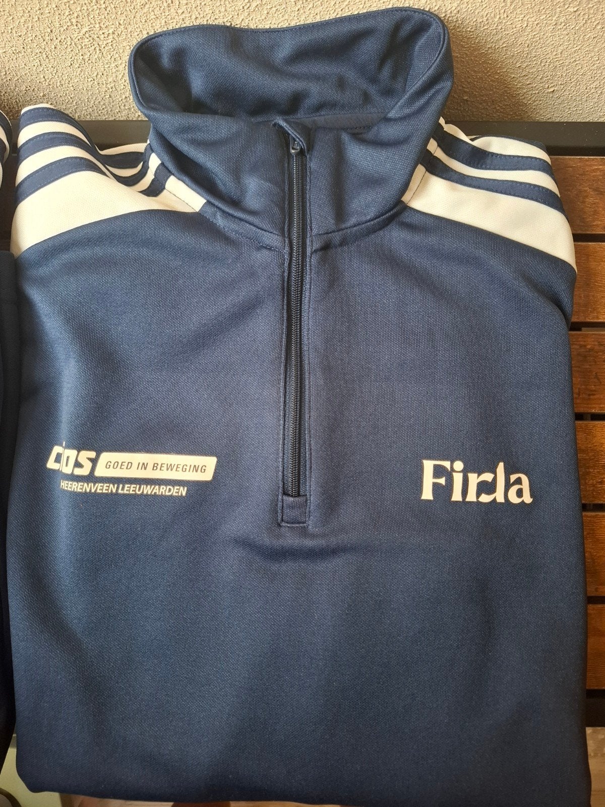 2x een Firda Cios Heerenveen - Leeuwarden Zipper maat S, Blauw, Ophalen of Verzenden, Zo goed als nieuw, Adidas