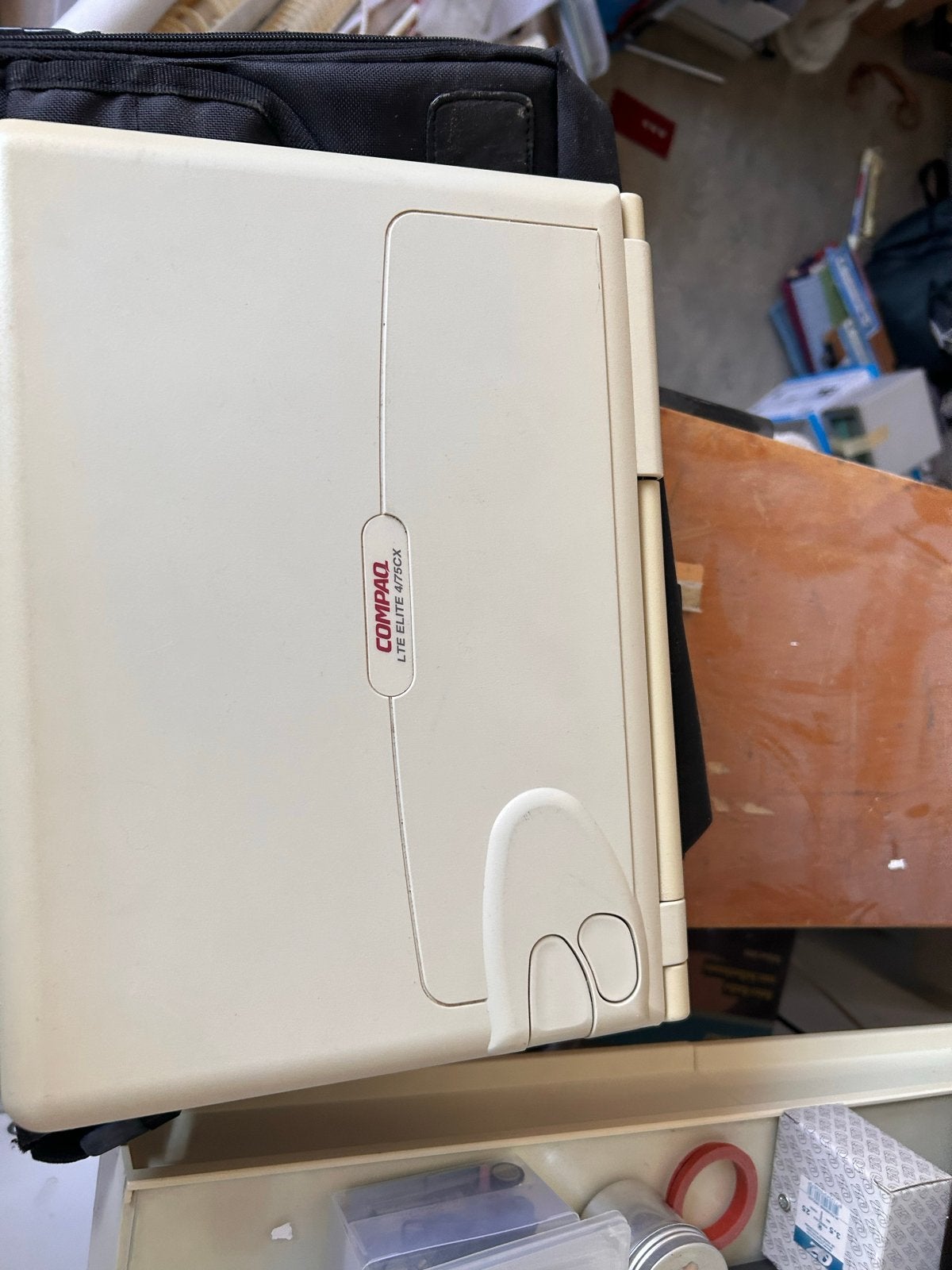 Compaq LTE Elite 4/75CX - Vintage Monochroom Laptop, Computers en Software, Ophalen of Verzenden