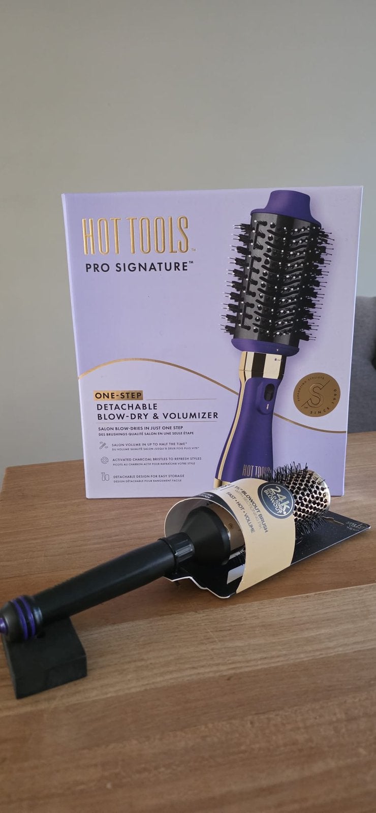 Hot Tools 2-in 1 föhn en borstel nieuw, Ophalen of Verzenden, Nieuw, Föhn of Haardroger