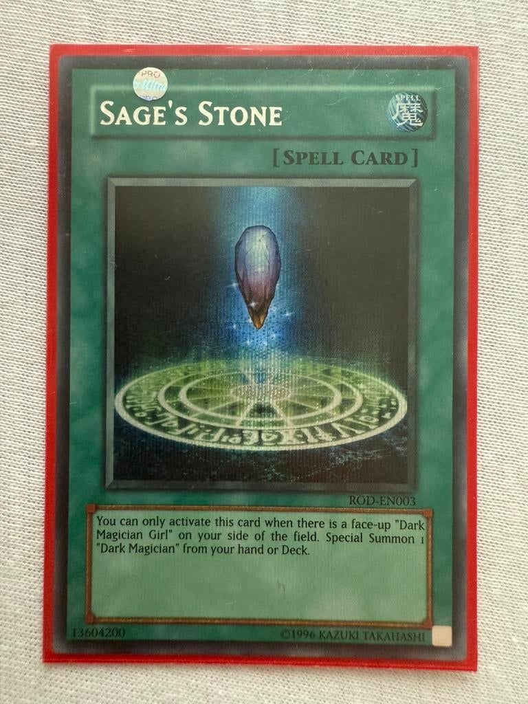 Sage's Stone yugioh Secret Rare, Verzenden, Nieuw, Losse kaart, Foil