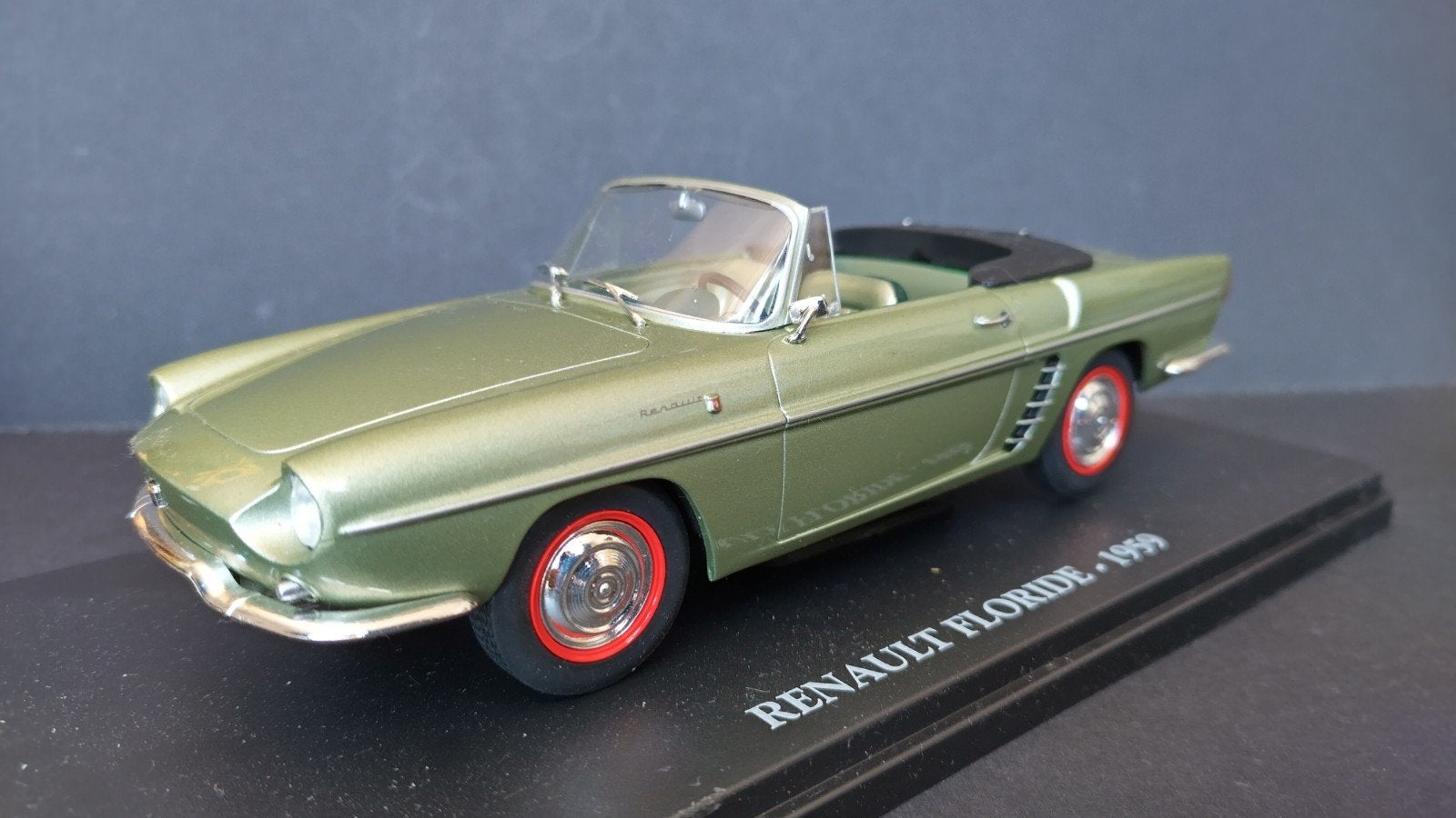 Renault Floride 1959 1:24 Atlas Collections Pol, Auto, Verzenden, M, Zo goed als nieuw