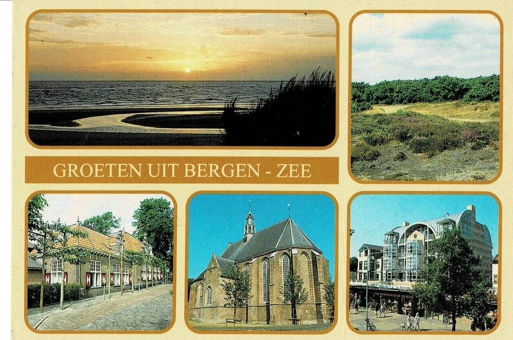 Bergen, Ophalen of Verzenden, 1960 tot 1980, Gelopen, Noord-Holland
