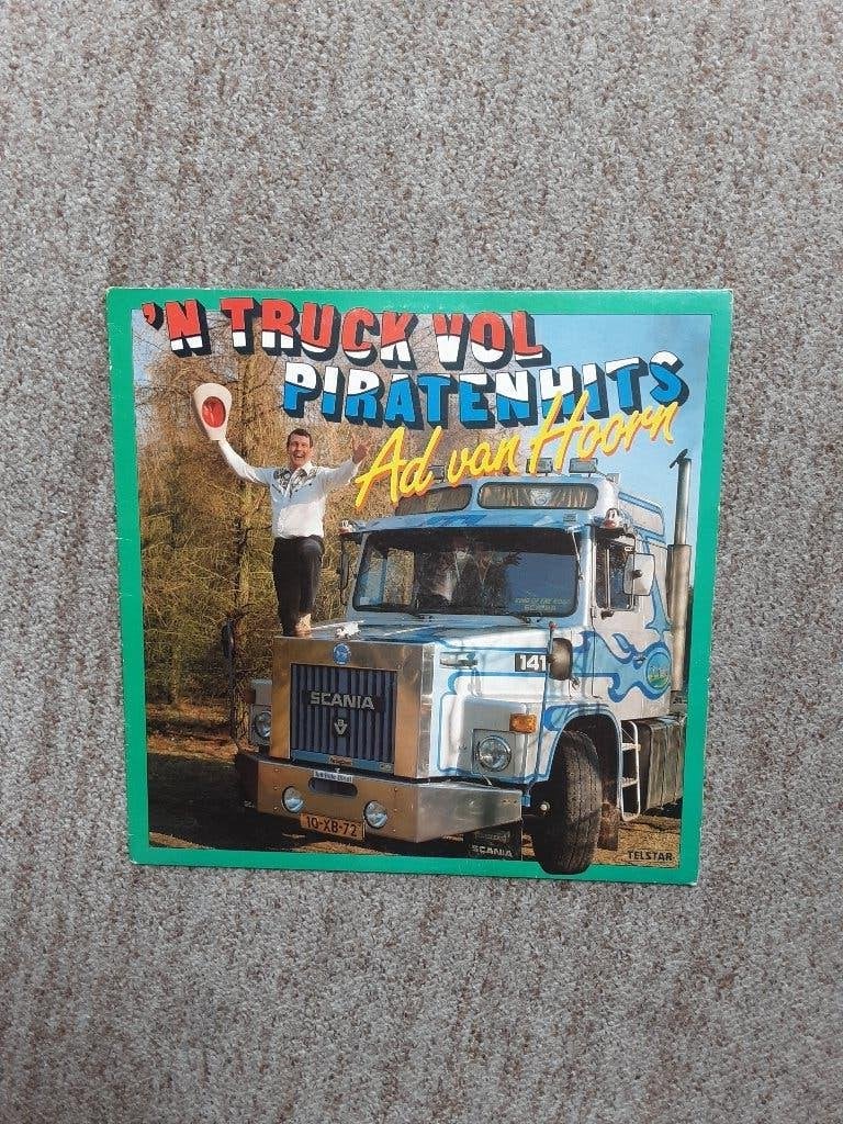 vinyl lp Ad van Hoorn 'n truck vol piratenhits, Gebruikt, 1980 - 1989, Ophalen of Verzenden, Levenslied of Smartlap