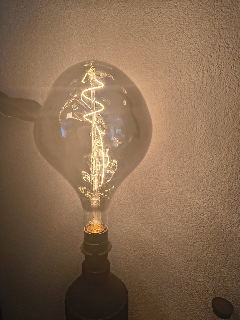 trendy sierlamp E27, Ophalen of Verzenden, Zo goed als nieuw, Glas, E27 (groot)