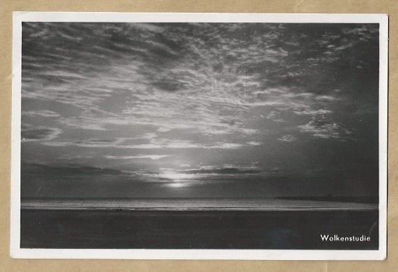 Oude Ansichtkaart Camperduin - Wolkenstudie, Ophalen of Verzenden, 1920 tot 1940, Gelopen, Noord-Holland