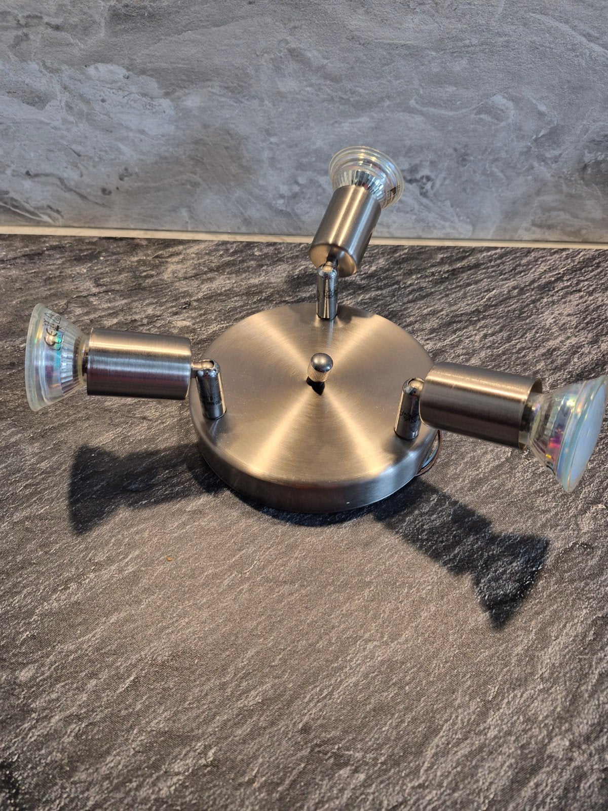 Plafonlamp, Zilver, GU10, Zo goed als nieuw, Industrieel