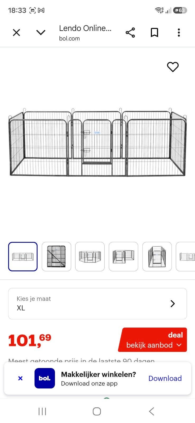 Honden/puppy ren, Dieren en Toebehoren, Ophalen, Nieuw