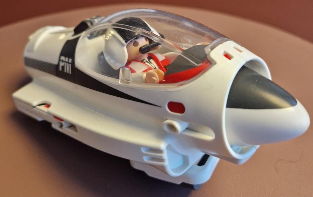 Playmobil 4342 meeneem straaljager, Ophalen of Verzenden, Zo goed als nieuw
