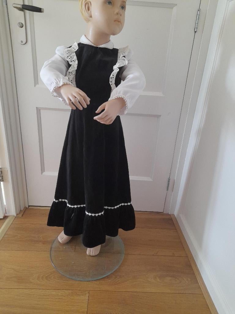 Verkleedkleren: Retro jurkje 60/70 mt 104 Holly Hobbie stijl, Kinderen en Baby's, Carnavalskleding en Verkleedspullen, Ophalen of Verzenden