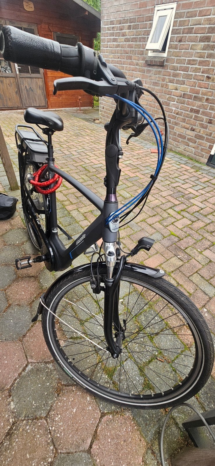 Gazelle orange C330 elektrische fiets uit 2018, Fietsen en Brommers, Ophalen, Gebruikt, 50 km per accu of meer, 55 tot 59 cm