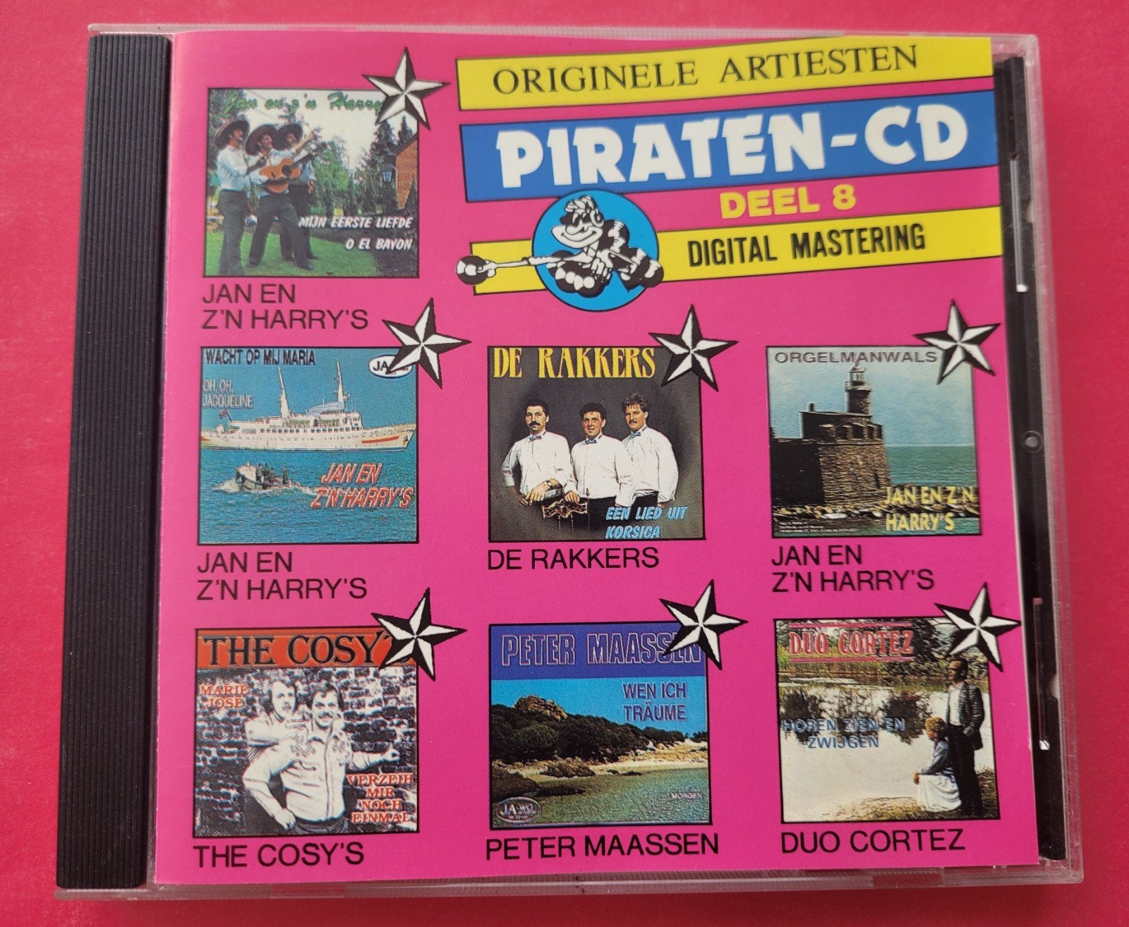Originele artiesten Piraten CD - Deel 8 ( LET OP  = CD), Cd's en Dvd's, Ophalen, Zo goed als nieuw, Levenslied of Smartlap