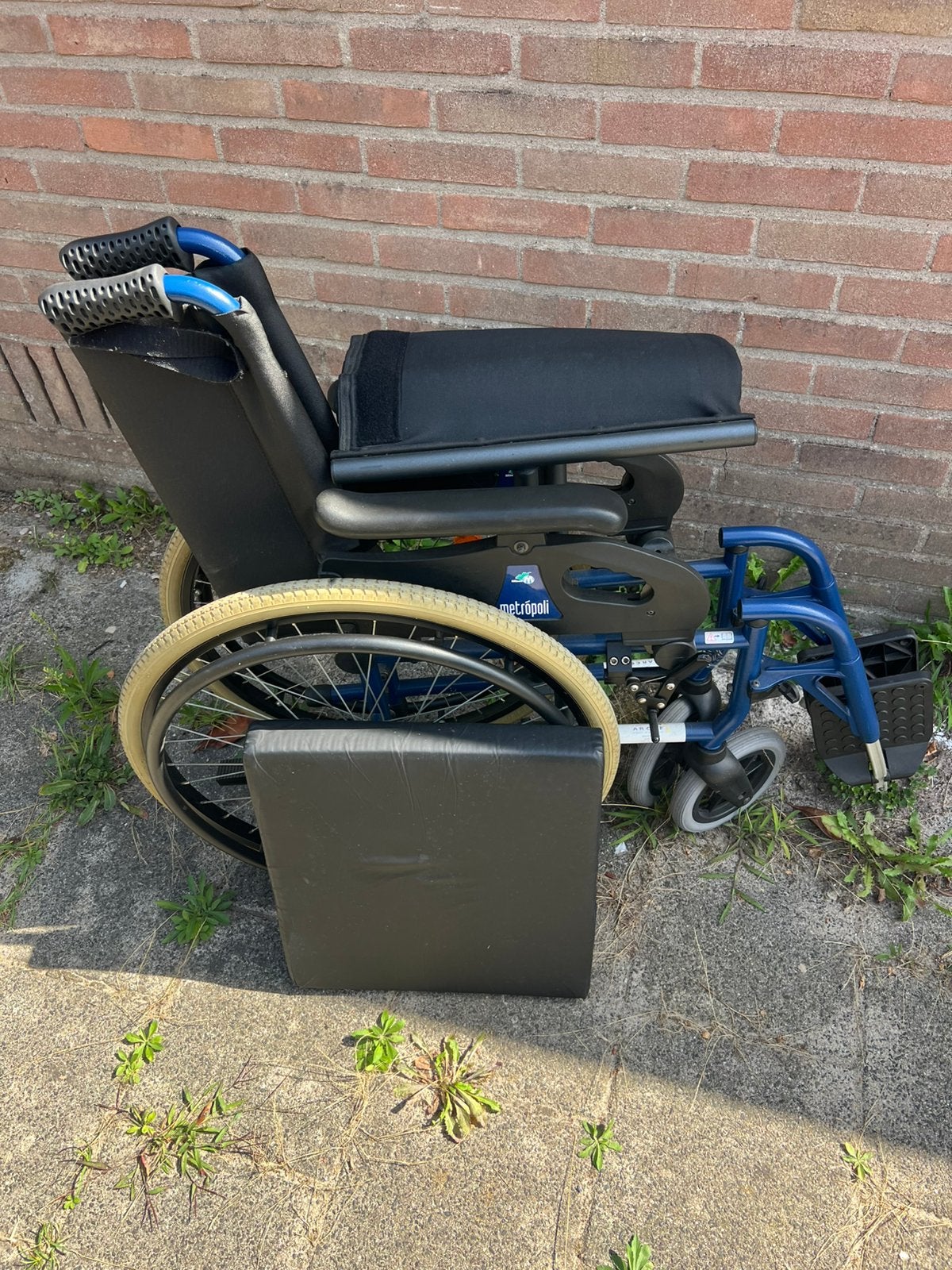 Rolstoel metropoli, Diversen, Ophalen, Inklapbaar, Gebruikt, Duwrolstoel