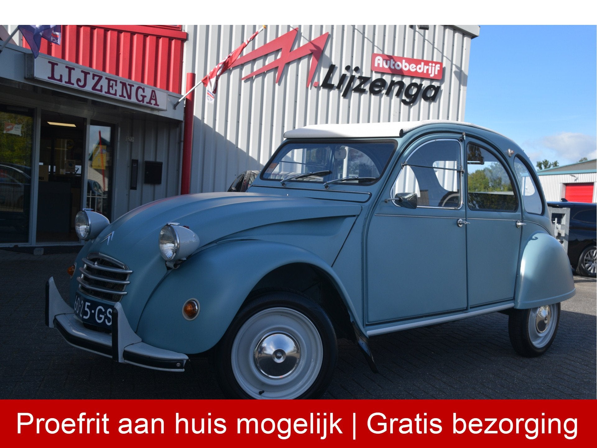 Citroën 2CV 2CV4 Origineel NL (bj 1968), Auto's, Voorwielaandrijving, Stof, Citroën, Origineel Nederlands