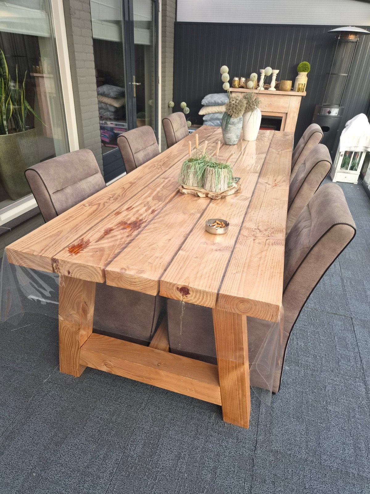 robuuste douglas tafel, Ophalen, Nieuw, Rechthoekig, Hout