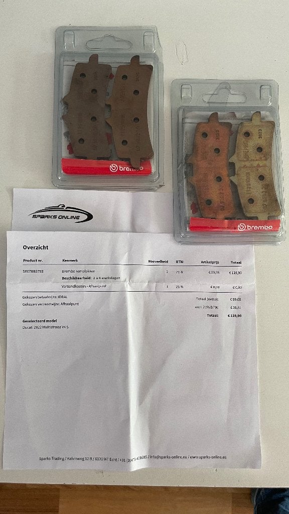 Brembo remblokken 07BB3793, Ophalen of Verzenden, Nieuw