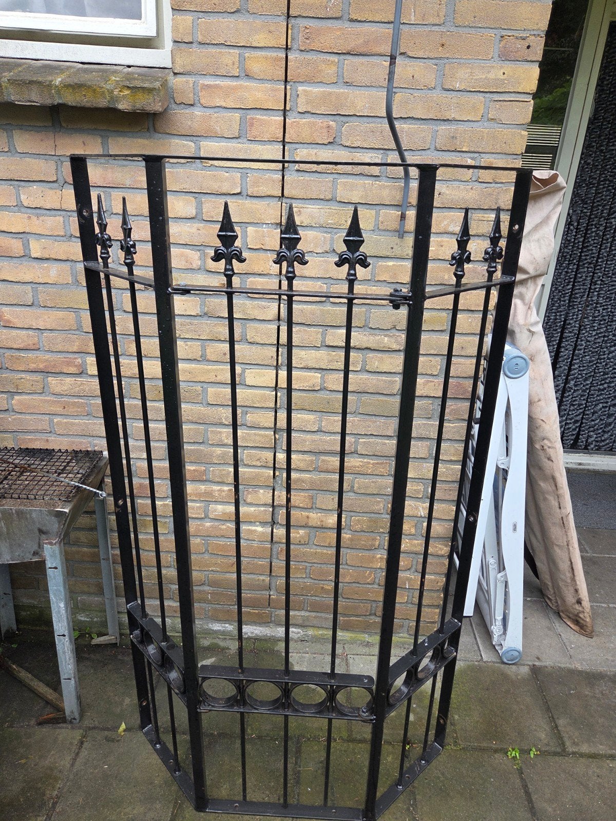 Decoratief smeedijzeren hekwerk, Ophalen, Gebruikt, IJzer, Sierhekwerk