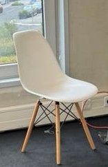 Eames DSW replica wit, Wit, Scandinavisch, Zo goed als nieuw, Eén