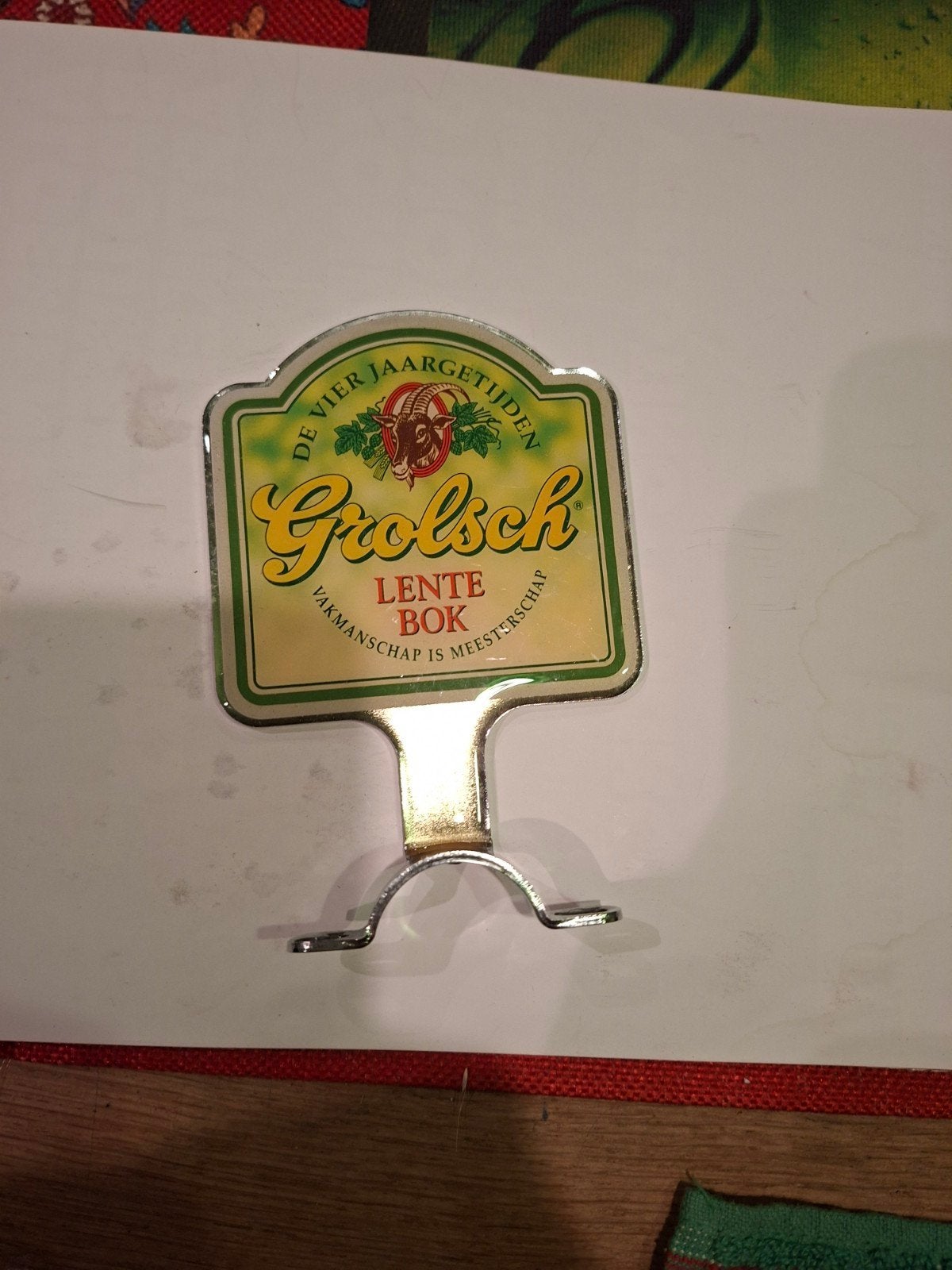 Grolsch Lente Bok Taplens - De Vier Jaargetijden, Ophalen of Verzenden, Zo goed als nieuw, Overige typen, Grolsch