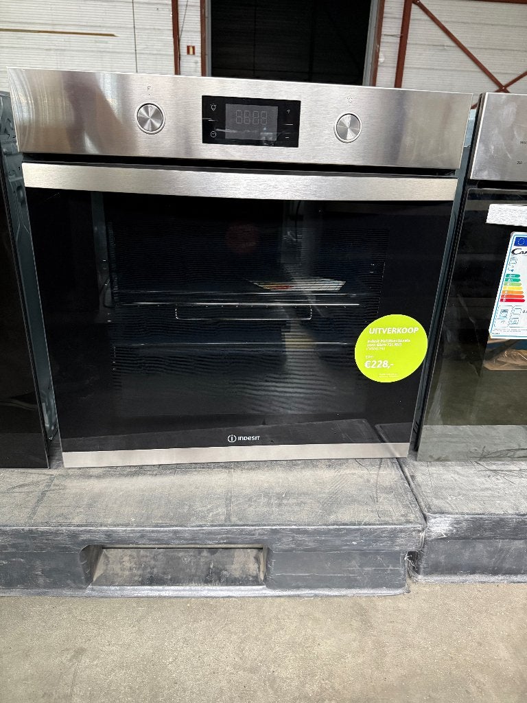 Indesit Inbouw Oven - Zelfreinigend & Energiezuinig, Ophalen, Oven, 60 cm of meer, Nieuw