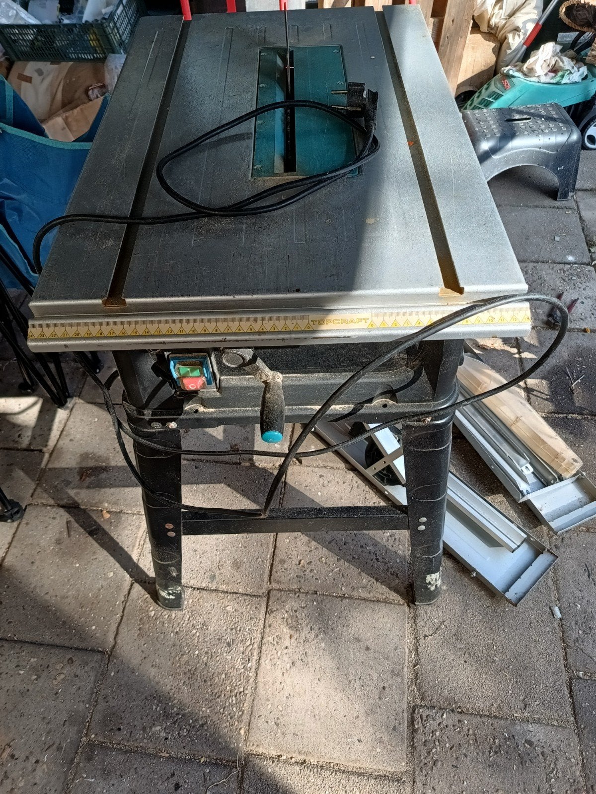 Zaagtafel Topcraft 1500W - Ideaal voor diverse zaagklussen, Ophalen, Gebruikt, Cirkelzaag, Topcraft