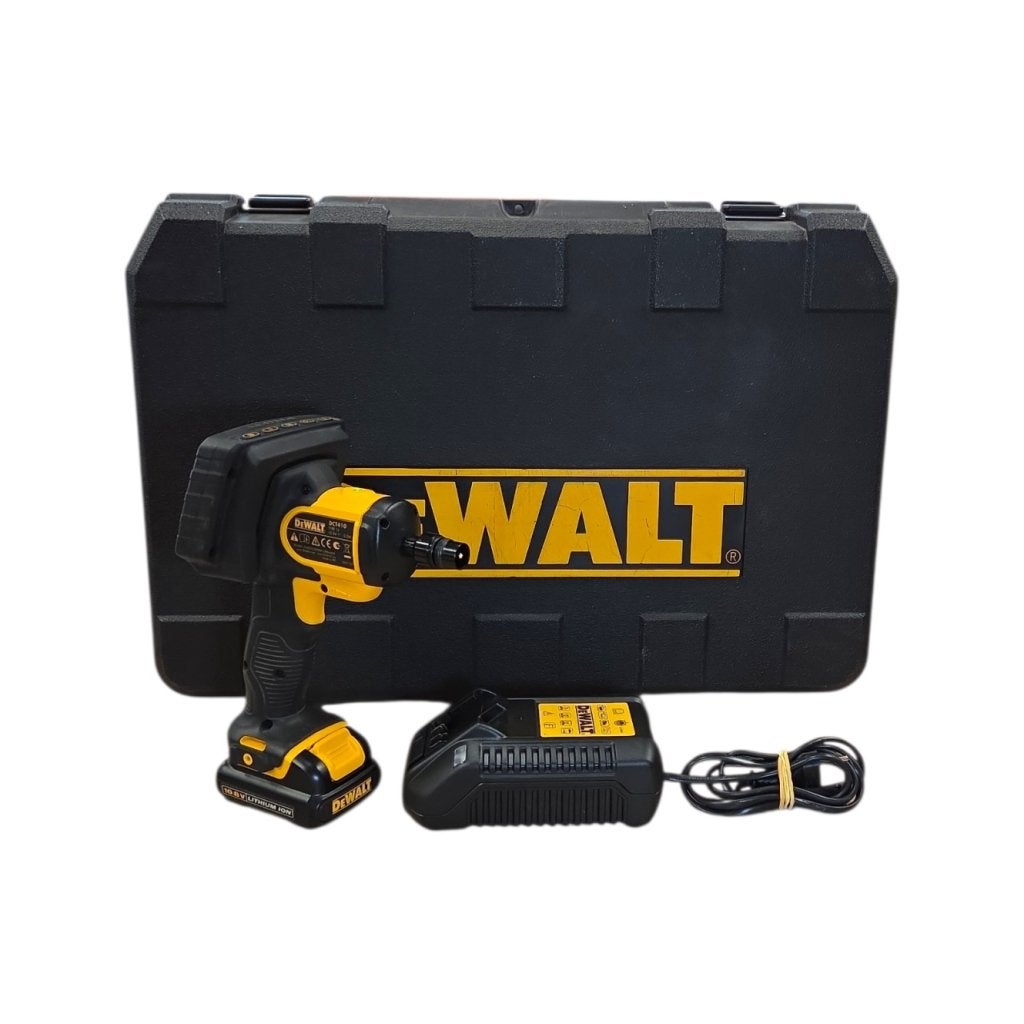 DeWalt DCT410 Incl. Lader & Accu | Nette Staat, Dewalt, Zo goed als nieuw, Support@dewalt.com, 701 E. Joppa Road
Towson, MD 21286
USA