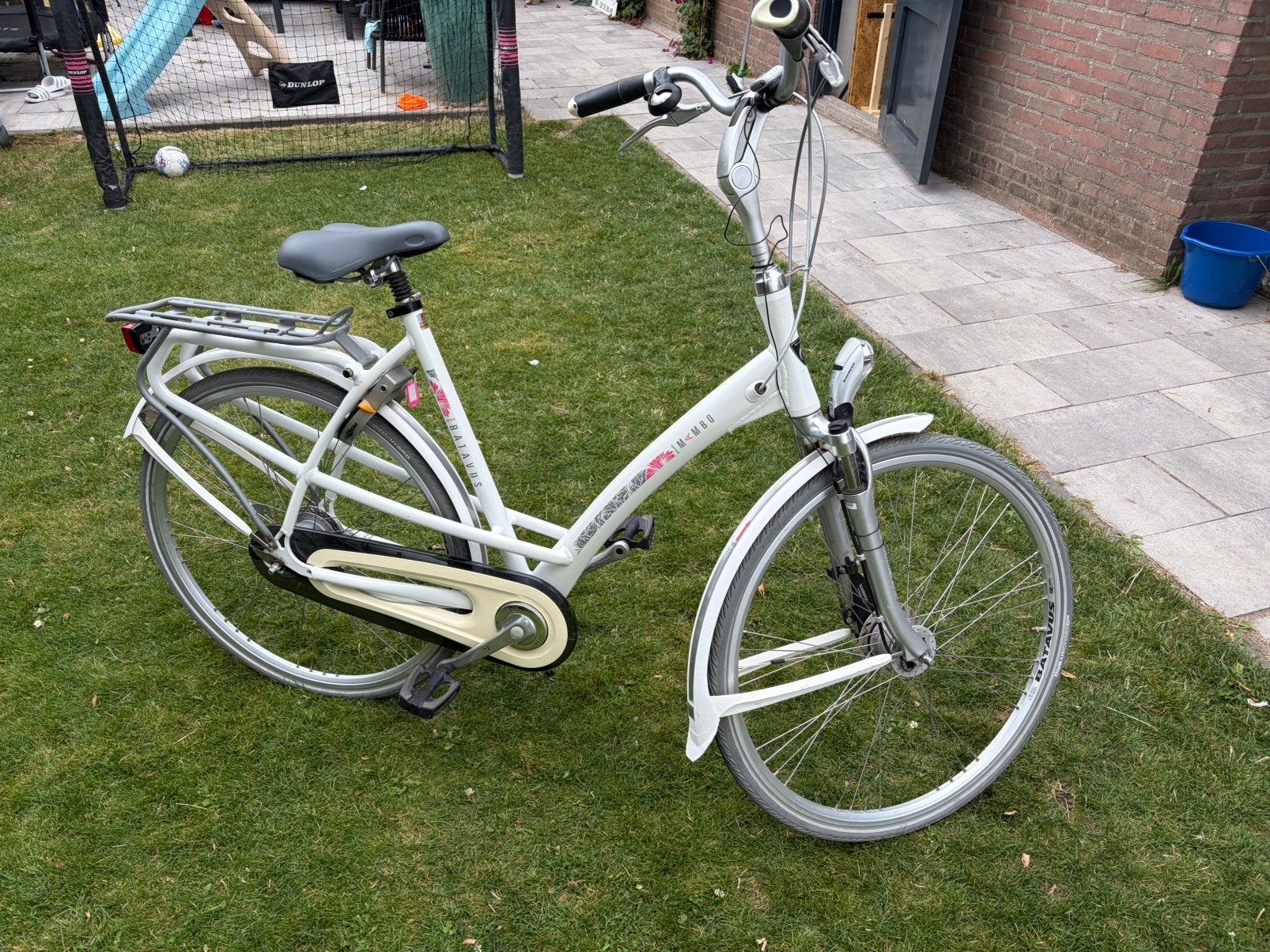 Witte Batavus Mambo dames / moeder fiets frame 56 cm, Fietsen en Brommers, Fietsen | Dames | Damesfietsen, Ophalen, Versnellingen