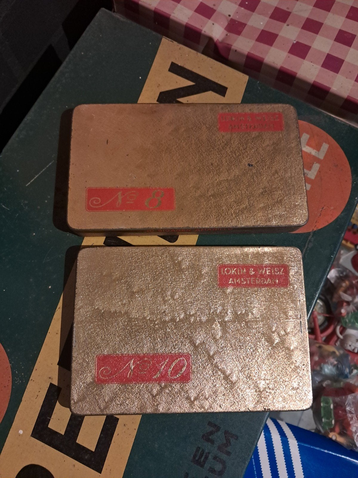 Lokin&Weisz sigaren blikjes, Ophalen of Verzenden, Gebruikt, Overige