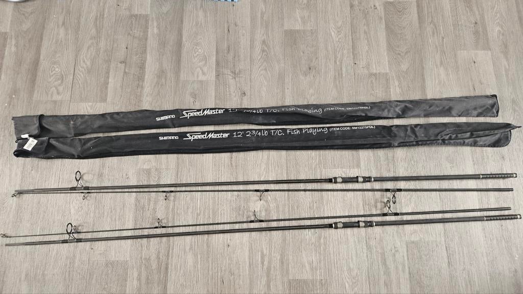 Shimano Speed Master Hengels (4 stuks), Ophalen, Gebruikt, Werphengel