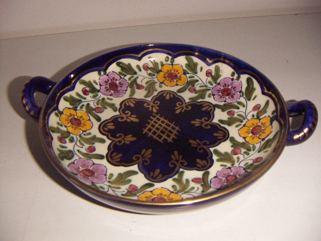 Regina Gouda plateel keramiek bonbonschaal jr.1945. Agnes., Ophalen of Verzenden