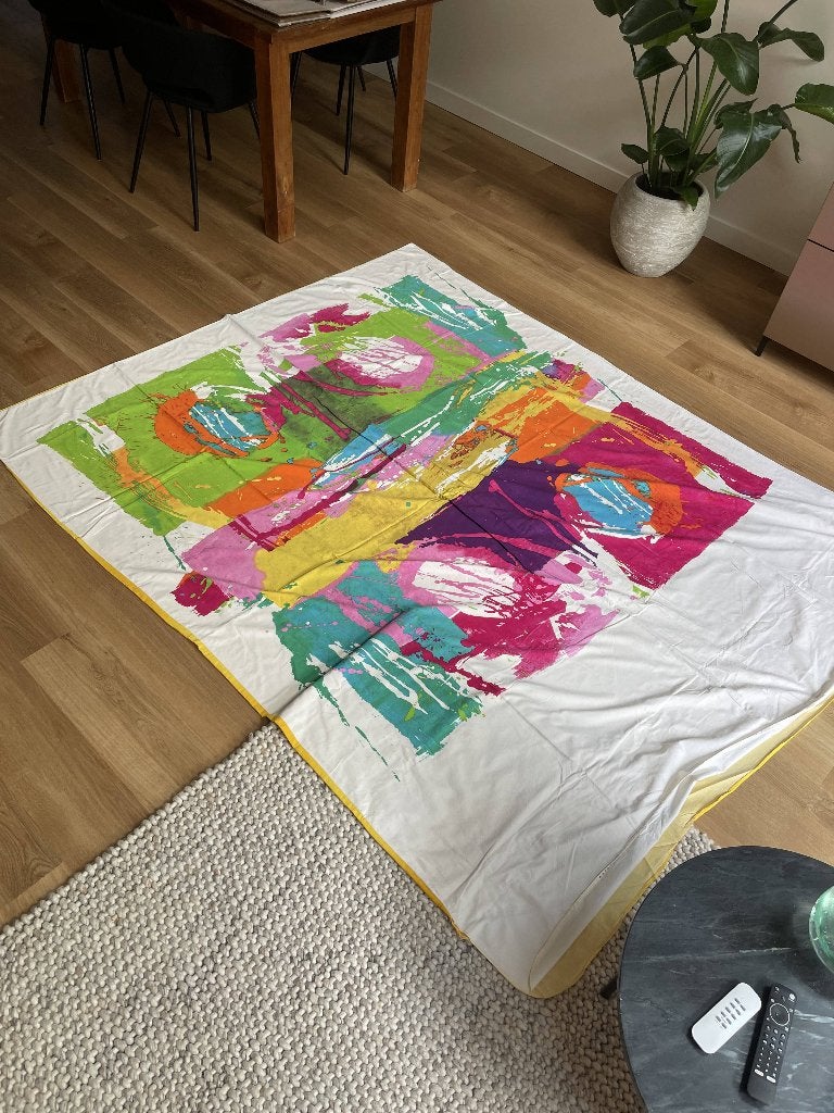 Dekbedovertrek Essenza Home 200x200, Huis en Inrichting, Gebruikt, Meerkleurig, Dekbedovertrek, Katoen