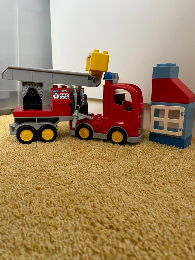 Duplo brandweerauto 10592, Ophalen of Verzenden, Zo goed als nieuw, Duplo
