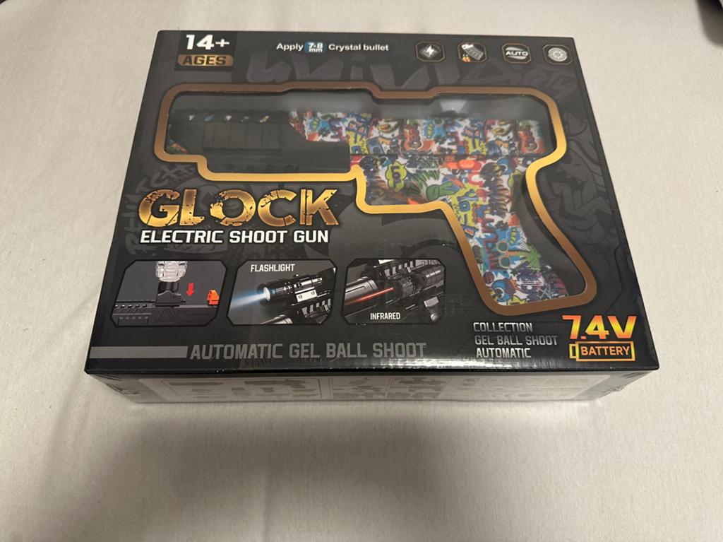 Gel Blaster Glock - Electric Shoot Gun - 7.4V Battery, Ophalen of Verzenden, Zo goed als nieuw