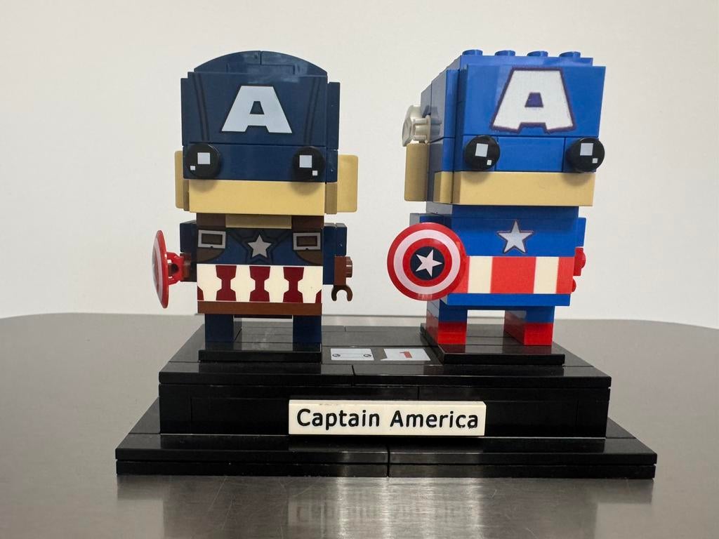LEGO MOC BrickHeadz Captain America, BrickHeadz, Lego, Info@lego.nl, Ophalen of Verzenden