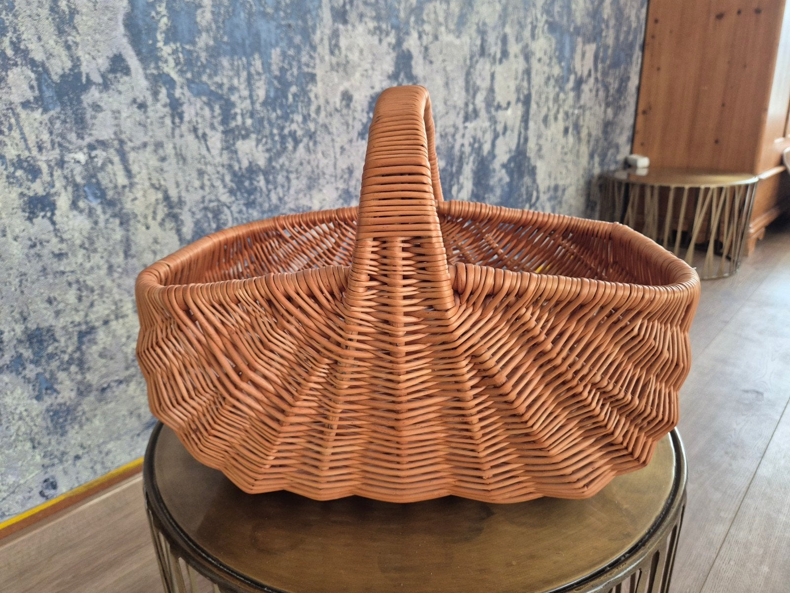 rotan boodschappen mand, Huis en Inrichting, Ophalen, Mand, Nieuw, Riet