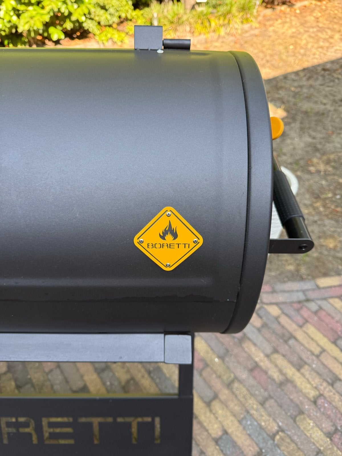 Boretti Barilo 2.0 BBQ 90 cm breed met afdekhoes, Ophalen, Gebruikt