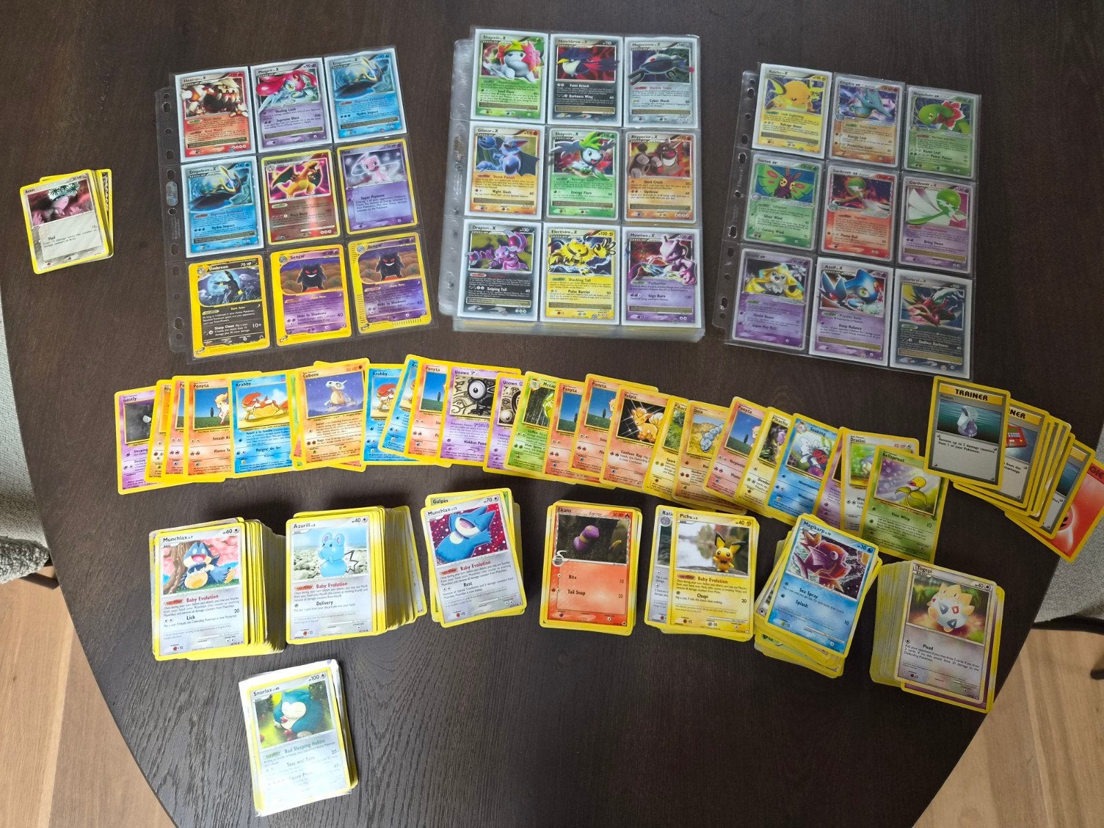 Verzameling oude pokemon kaarten, +/- 1.500 kaarten, Ophalen, Meerdere kaarten
