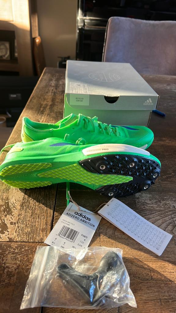 Spikes Adidas Adizero Ambition, Ophalen of Verzenden, Nieuw, Spikes, Adidas