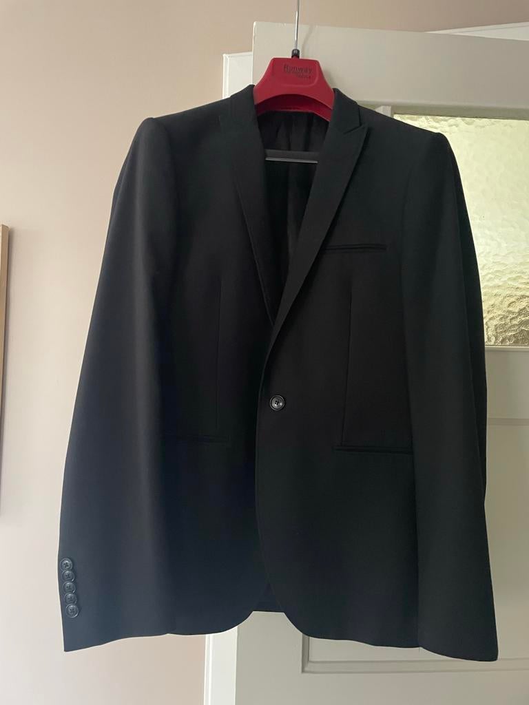 Zwart colbert van Runway, maat 48/50 (M), Kleding | Heren, Kostuums en Colberts, Ophalen of Verzenden, Zo goed als nieuw, Maat 48/50 (M)