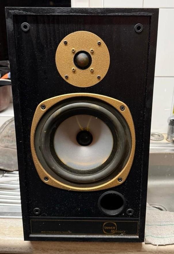Tannoy Mercury Gold serie speakers, Gebruikt, 120 watt of meer, Front, Rear of Stereo speakers, Ophalen