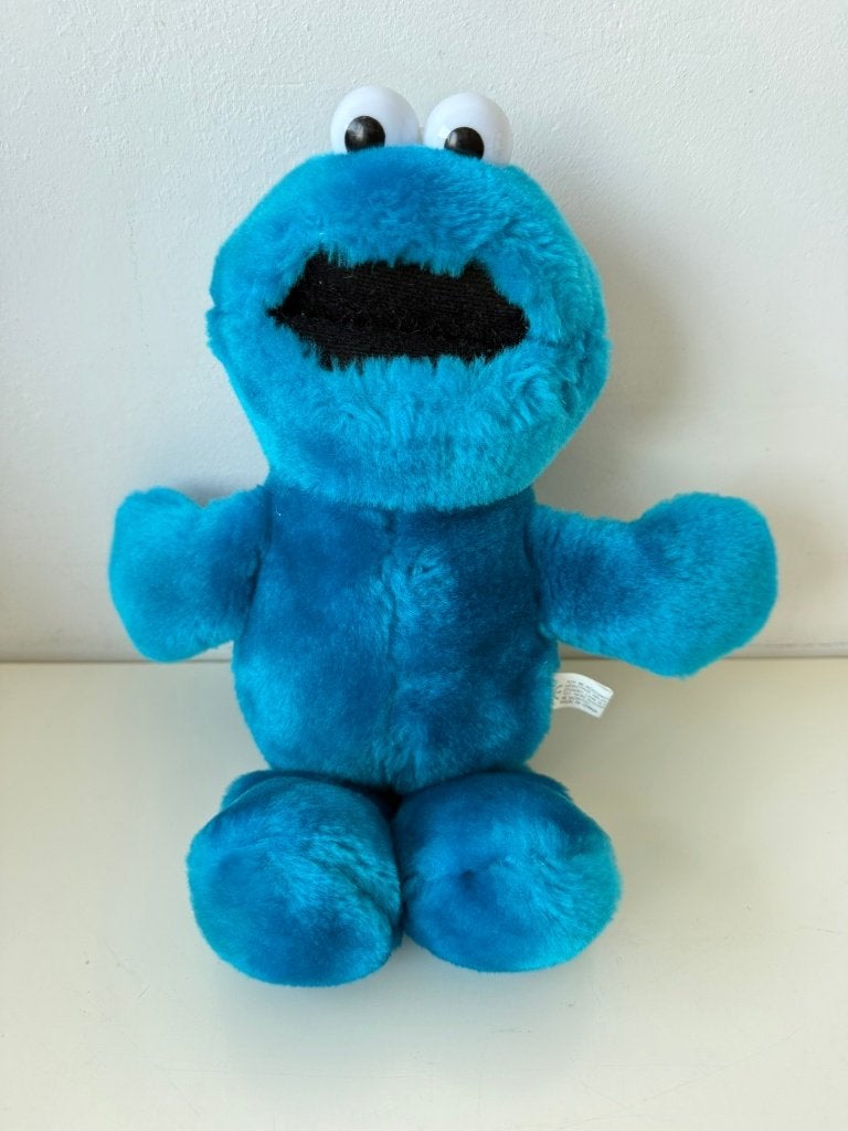 Knuffel Koekiemonster met harde ogen 30 cm / Sesamstraat, Kinderen en Baby's, Overige merken, Overige karakters, Overige typen