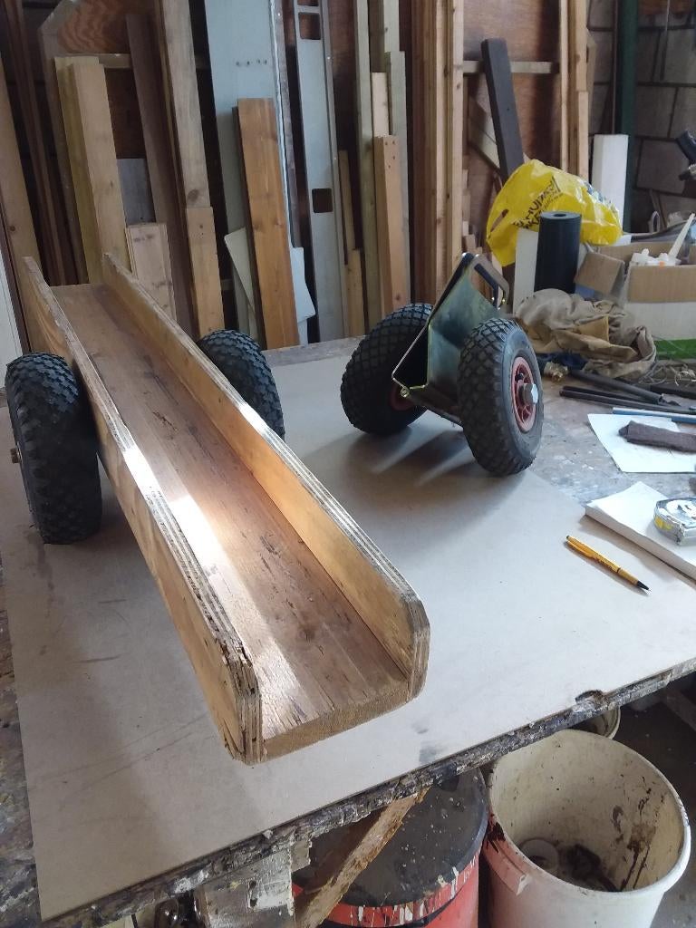 Platen klemwagen (handycar) en kozijnkarretje, Doe-het-zelf en Verbouw, Transportwagens, 100 liter of meer, Ophalen, Transportkar