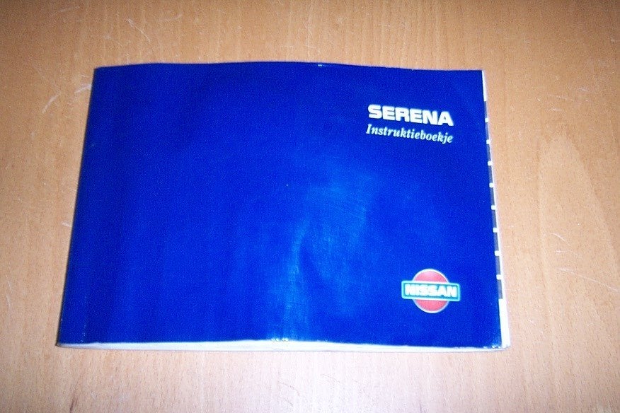 Gebruikershandleiding NISSAN VANETTE SERENA C-23   1991/2002, Ophalen of Verzenden