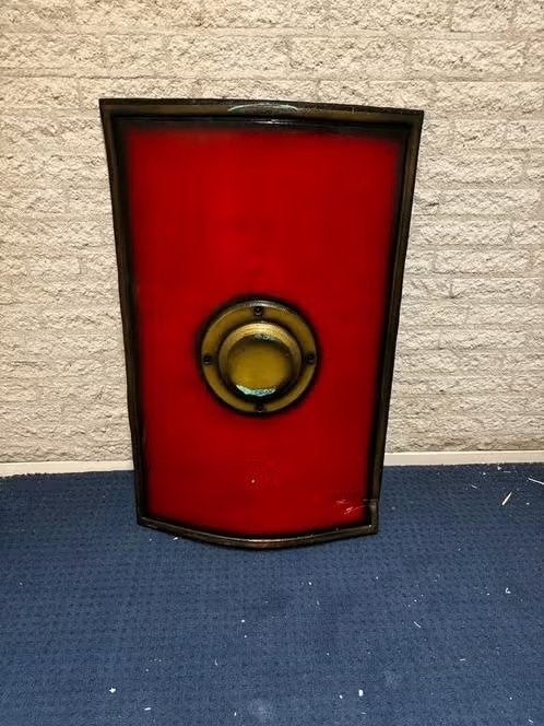 ZGAN! Replica Romeins scutum-schild lichtgewicht BIEDEN, Verzamelen, Ophalen of Verzenden, Zo goed als nieuw