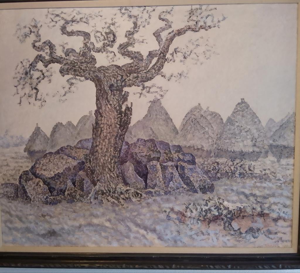 Jan Zondag.1891-1982.Hunebed bij Rolde 1941, Ophalen of Verzenden
