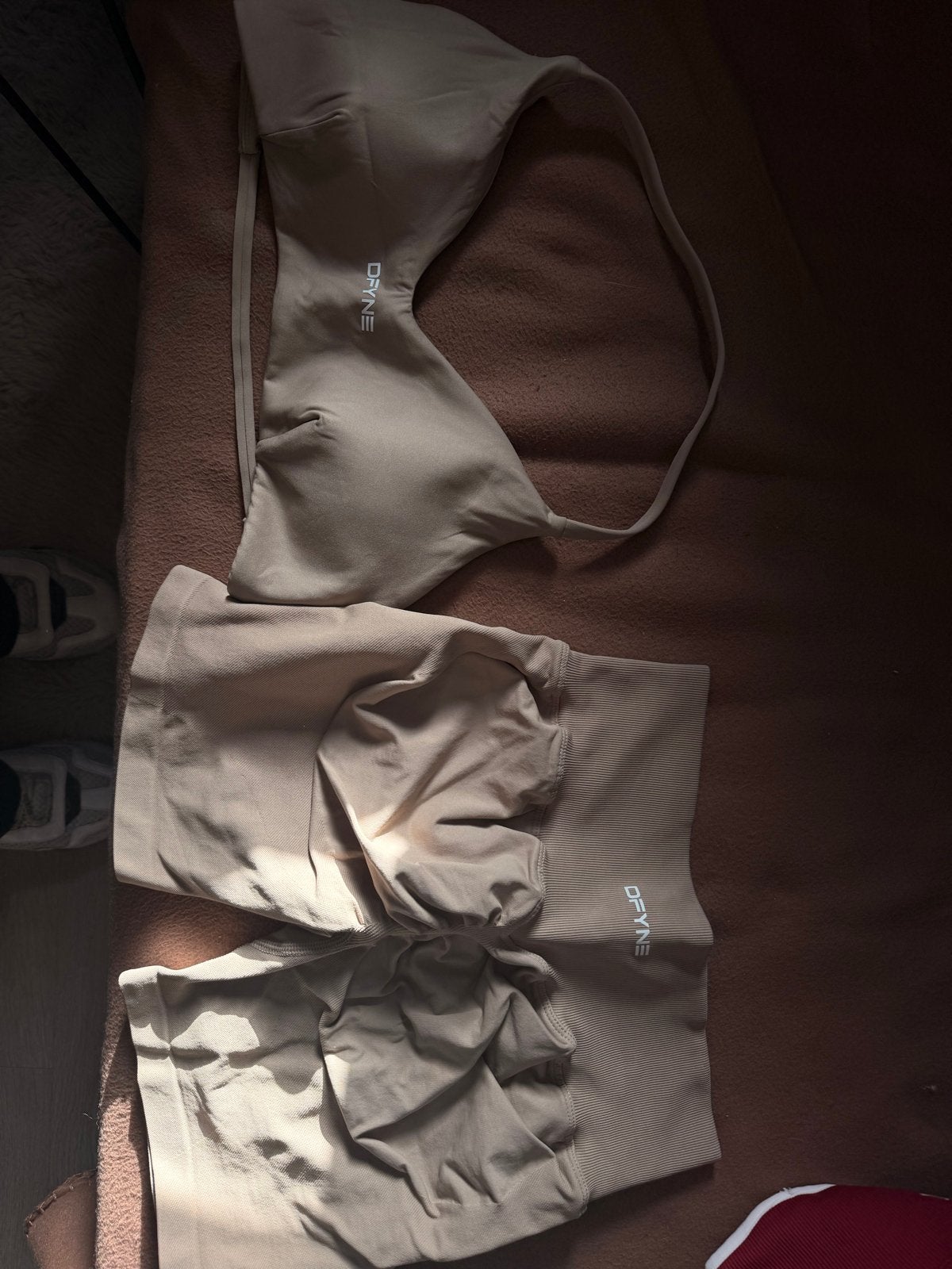 Dfyne sportset, Kleding | Dames, Sportkleding, Beige, Ophalen, Maat 38/40 (M), Fitness of Aerobics