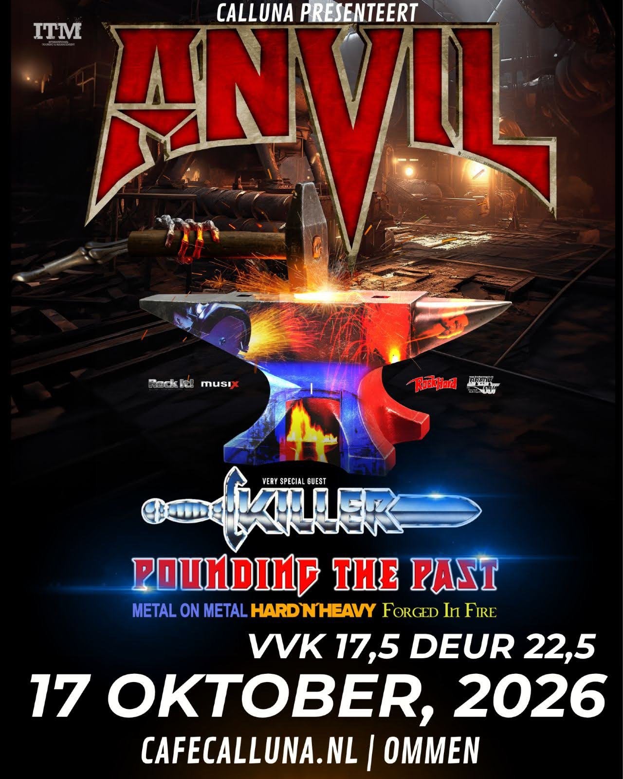 Ticket Anvil Calluna Ommen 17 oktober, Tickets en Kaartjes, Eén persoon