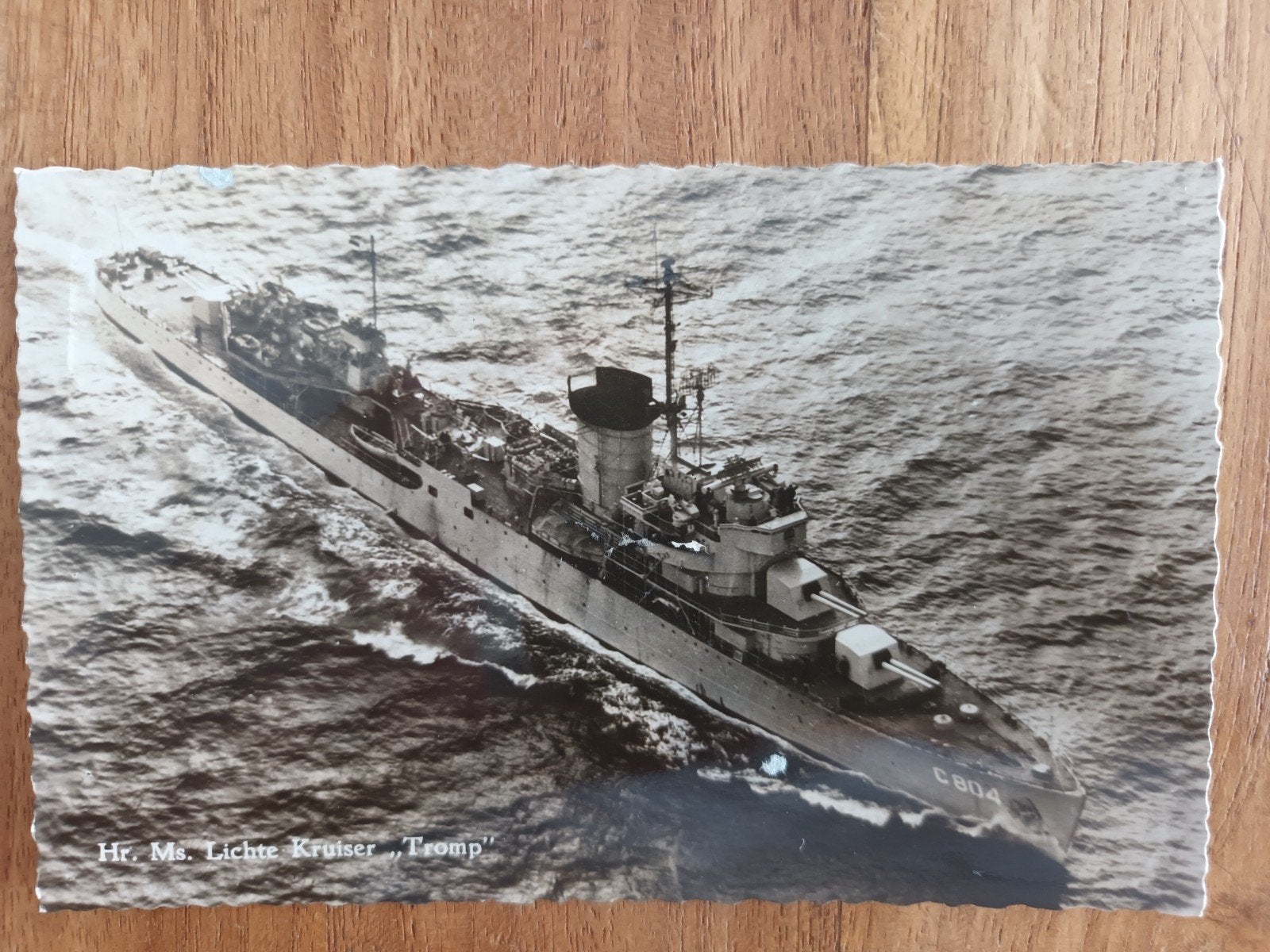 Hr. Ms. Tromp 1959, Ophalen of Verzenden, 1940 tot 1960, Gelopen, Noord-Holland