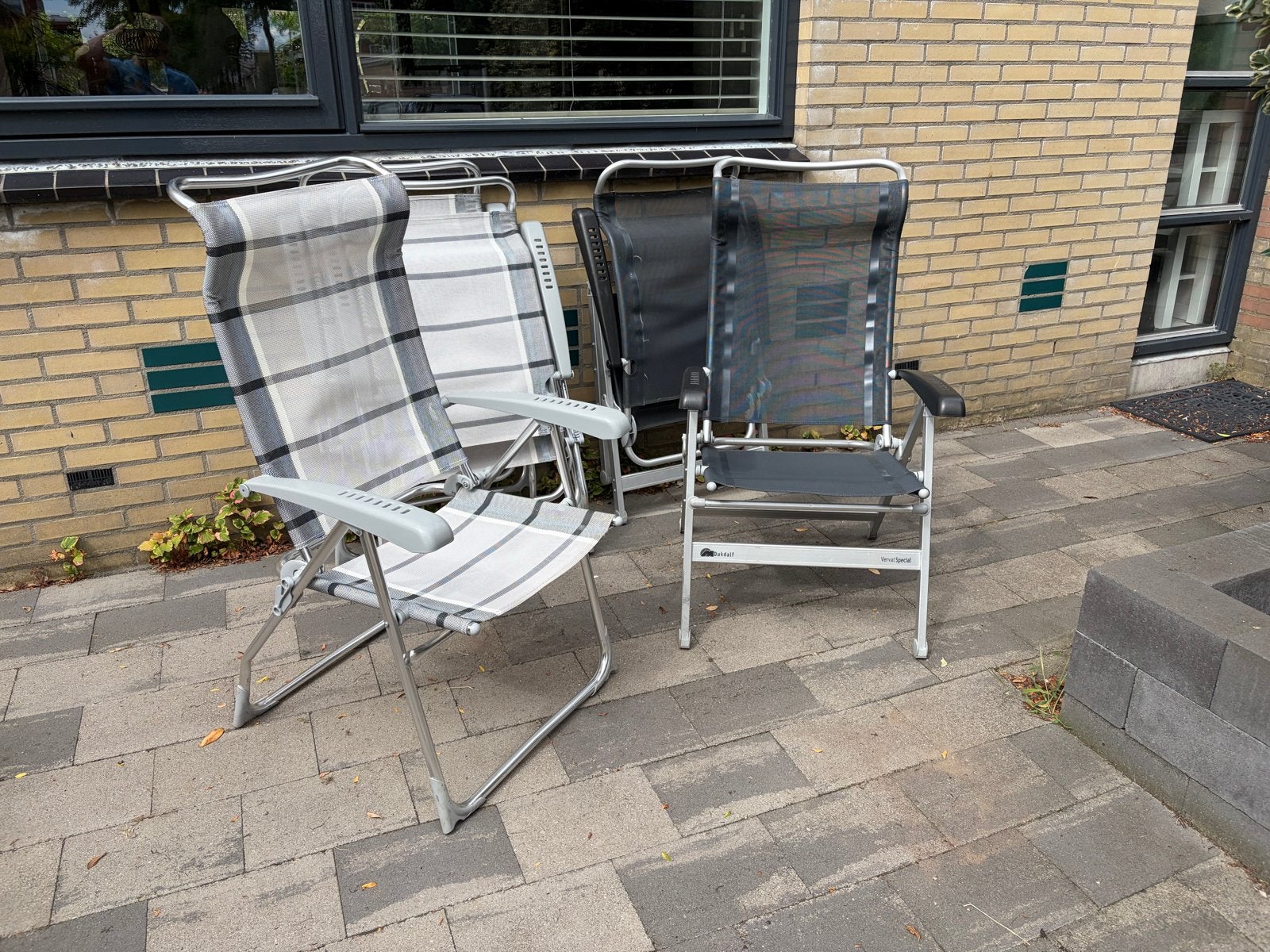 5 Dukdalf Verstelbare Stoelen, Ophalen, Gebruikt, Campingstoel